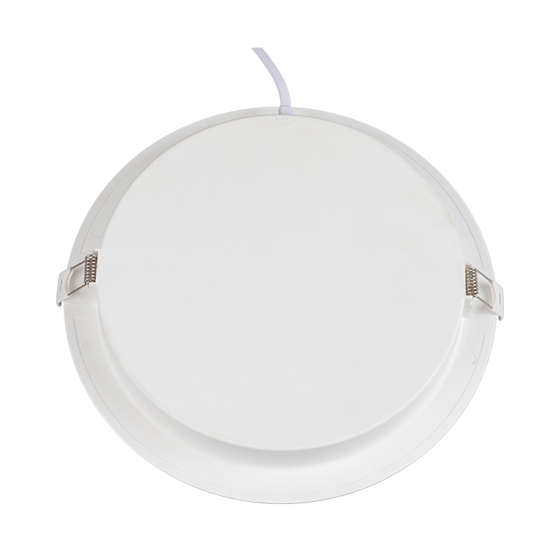 Indoor Office Plastic Recessed Round LED Ceiling Backlit Panel Light