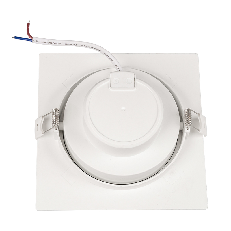 Square plastic recessed led spotlight for home office led spot light