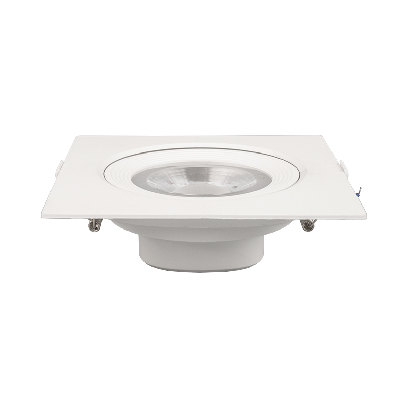 Square plastic recessed led spotlight for home office led spot light