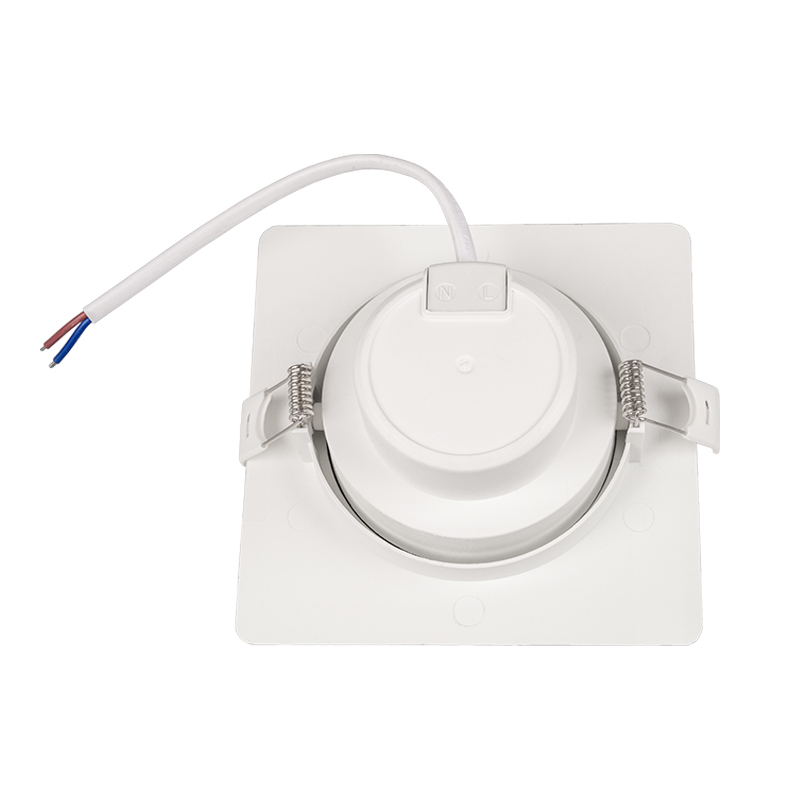 Square plastic recessed led spotlight for home office led spot light