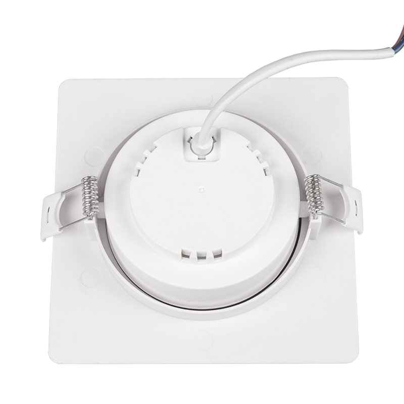 Square plastic recessed led spotlight for home office led spot light