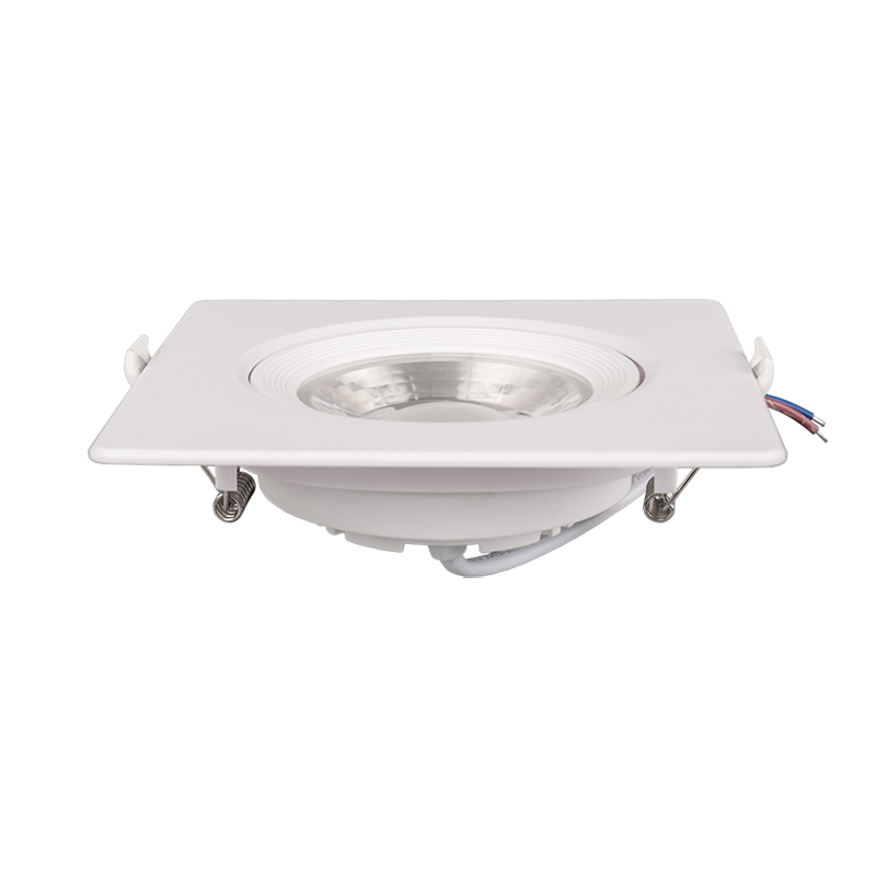 Square plastic recessed led spotlight for home office led spot light