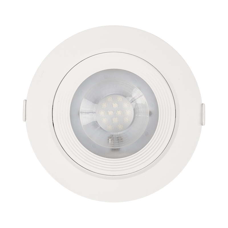 Round plastic Aluminum recessed led spotlight