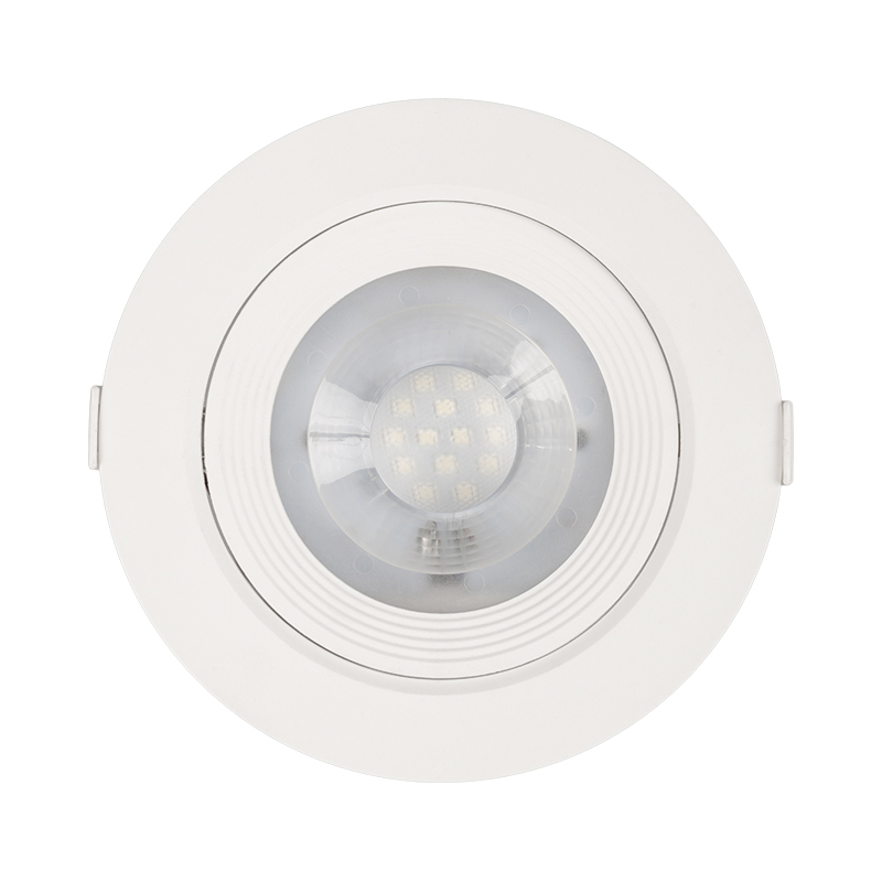 Round plastic Aluminum recessed led spotlight