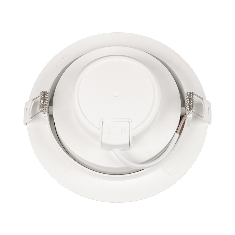 Round plastic Aluminum recessed led spotlight