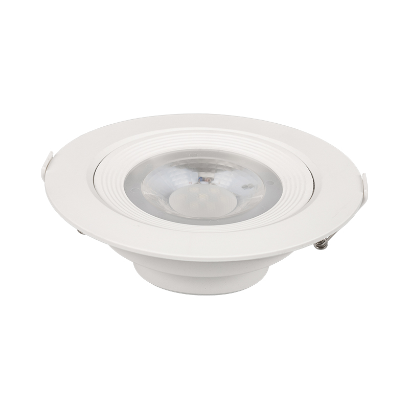 Round plastic Aluminum recessed led spotlight