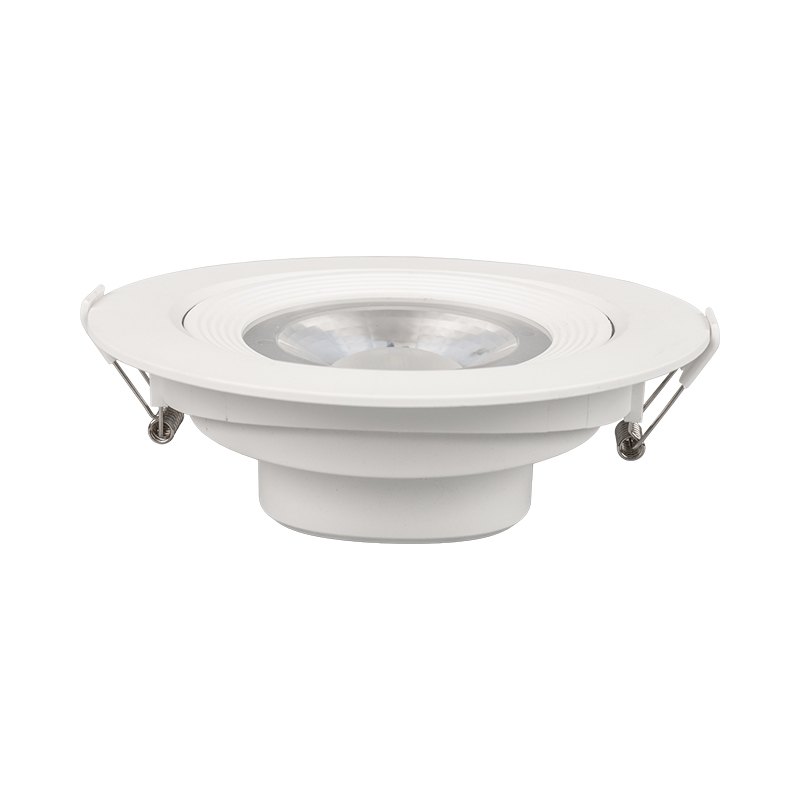 Round plastic Aluminum recessed led spotlight