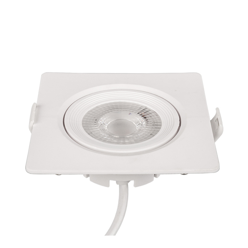 Square plastic recessed led spotlight for home office led spot light