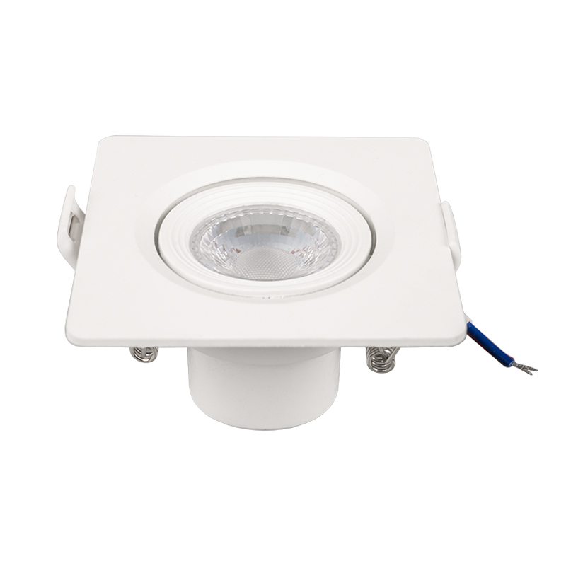 Square plastic recessed led spotlight for home office led spot light