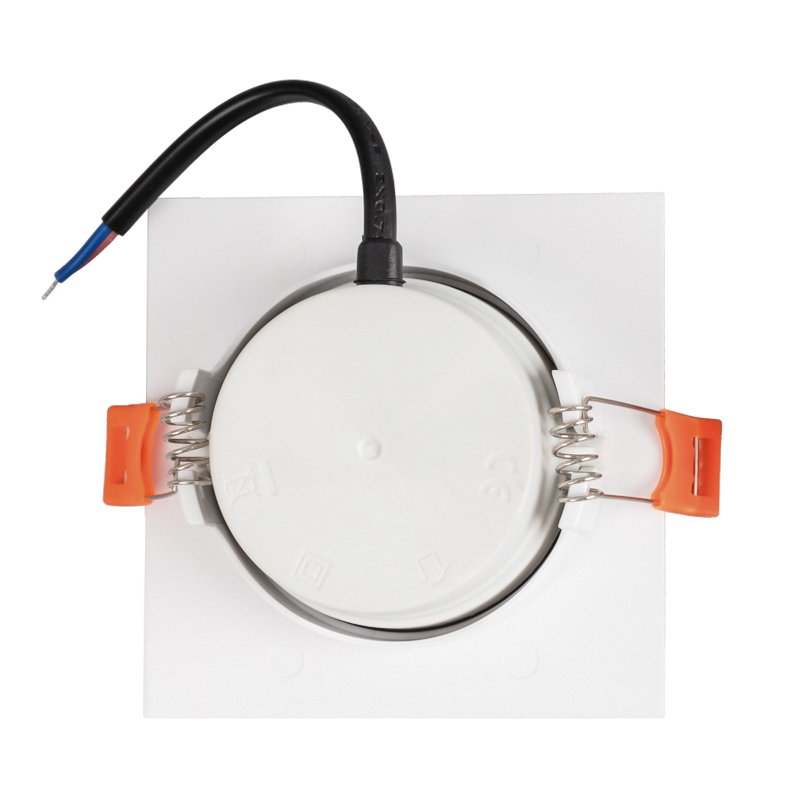 Square 5W 7W 80LM Anti-glare LED Downlight