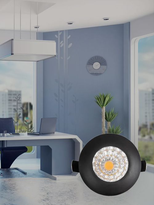 ON-MNF05 Black PA+PC 38° Beam angle Downlight