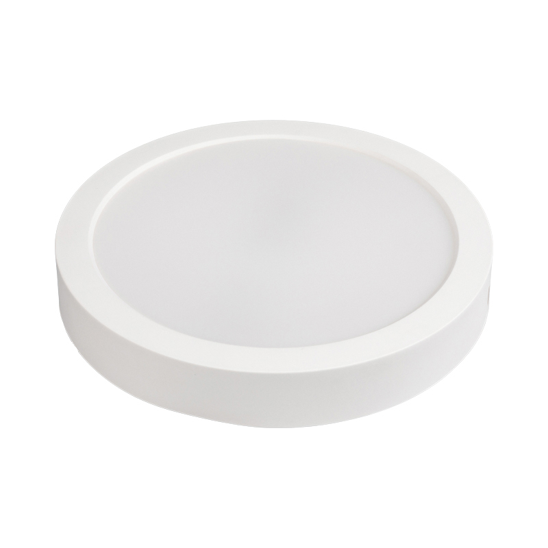 Indoor Office Plastic Recessed Round LED Ceiling Backlit Panel Light